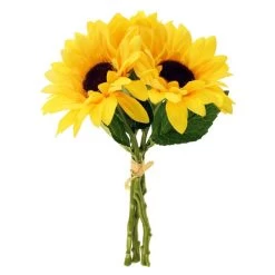 Dunelm Bundle Of 3 Sunflower Yellow 6 Pack 30cm -Decorative Discount Store 1000184187 alt02