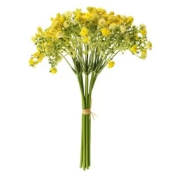 Dunelm Bundle Of 6 Gypsophila Yellow 28cm -Decorative Discount Store 1000184188 alt02