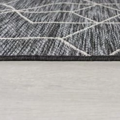 Dunelm Napoli Black Indoor Outdoor Runner -Decorative Discount Store 1000186935 alt03