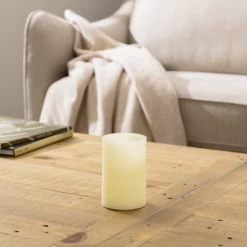 Dunelm LED Church Candle 8cm X 12cm