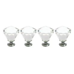 Dunelm Jazz Age Set Of 4 Drawer Knobs