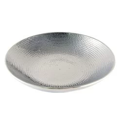 Dunelm Hammered Effect Silver Plate
