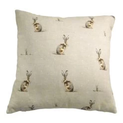 Dunelm Hares Cushion Cover