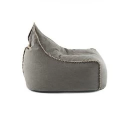 Dunelm Charcoal Canvas Bean Bag Chair -Decorative Discount Store 30248288 alt03