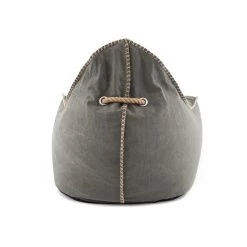 Dunelm Charcoal Canvas Bean Bag Chair -Decorative Discount Store 30248288 alt04