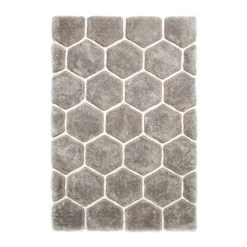 Dunelm Noble House Honeycomb Rug -Decorative Discount Store 30305632 alt01