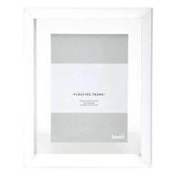 Dunelm White Floating Photo Frame 7" X 5" (18cm X 12cm)