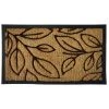 Dunelm Natural Leaves Coir Doormat
