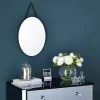 Dunelm Hanging Oval Wall Mirror, 40x30cm
