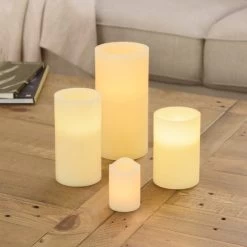 Dunelm Cream Waved LED Candle 3 Dunelm Cream Waved LED Candle -Decorative Discount Store 30567958 alt01