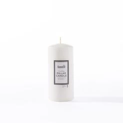 Dunelm Essentials White Pillar Candle -Decorative Discount Store 30567976 alt02
