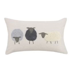 Dunelm Rectangular Sheep Cushion