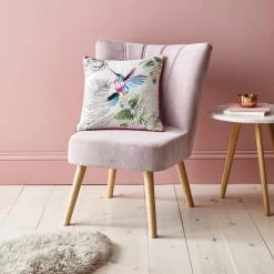 Dunelm Hummingbird Pink Cushion