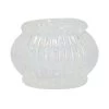 Dunelm Ribbed Lustre Glass Tealight Holder