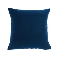 Dunelm Cut Velvet Polka Dot Navy Cushion -Decorative Discount Store 30663254 alt02
