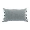 Dunelm Chenille PomPom Boudoir Cushion