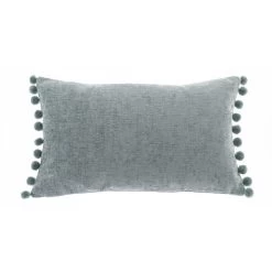 Dunelm Chenille PomPom Boudoir Cushion