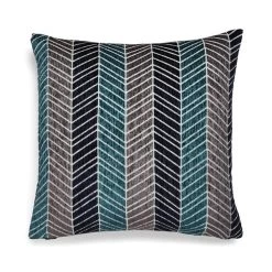 Dunelm Chevron Chenille Cushion