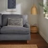 Dunelm Santiago Woven Charcoal Cushion
