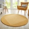 Dunelm Boston Wool Border Circle Rug