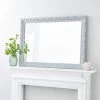 Dunelm Decorative Wall Mirror, Grey 102x72cm