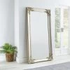Dunelm Roma Leaner Mirror, Silver 177x91cm