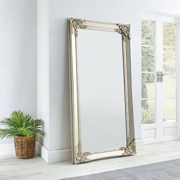Dunelm Roma Leaner Mirror, Silver 177x91cm 1 Dunelm Roma Leaner Mirror, Silver 177x91cm