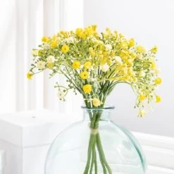 Dunelm Artificial Gypsophila Yellow Bundle 28cm -Decorative Discount Store 30672961 alt02