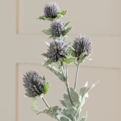 Dunelm Artificial Thistle Purple Single Spray 70cm -Decorative Discount Store 30672999 alt01