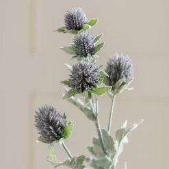 Dunelm Artificial Thistle Purple Single Spray 70cm -Decorative Discount Store 30672999 alt02