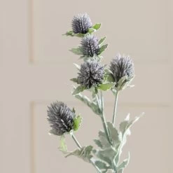 Dunelm Artificial Thistle Purple Single Spray 70cm -Decorative Discount Store 30672999 alt03