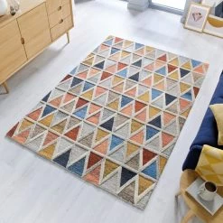 Dunelm Moretz Geometric Rug