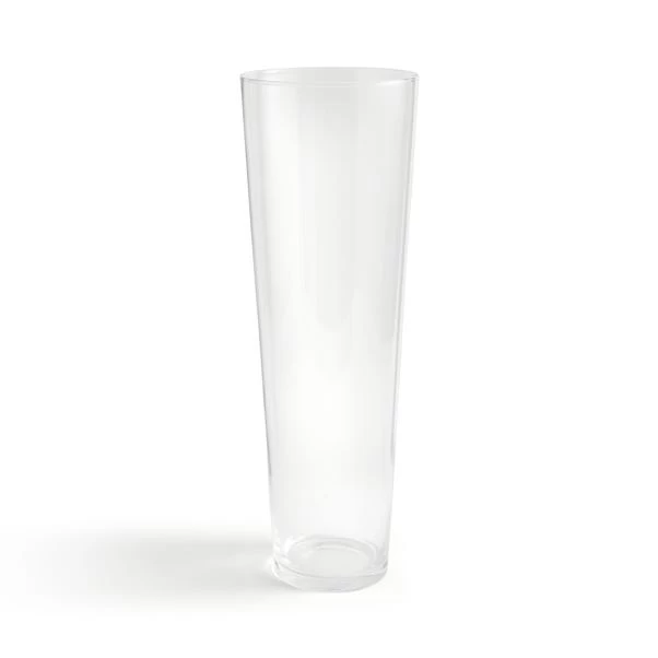Dunelm Tall Clear Glass Lily Vase 4 Dunelm Tall Clear Glass Lily Vase - Image 4