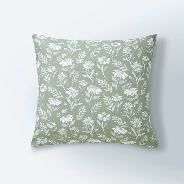 Dunelm Timeless Floral Print Cushion Cover 2 Dunelm Timeless Floral Print Cushion Cover - Image 2