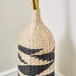 Dunelm Large Woven Bottle Vase -Decorative Discount Store 30685865 alt01