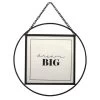 Dunelm Black Circular Hanging Frame 7" X 7" (18cm X 18cm)