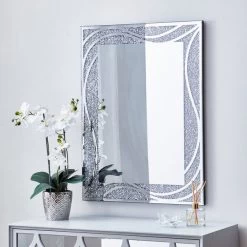 Dunelm Mirage Wall Mirror 80x60cm