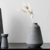 Dunelm Small Matte Grey Ceramic Vase