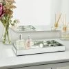 Dunelm Silver Mirror Tray