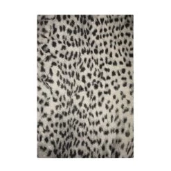 Dunelm Snow Leopard Rug