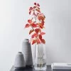 Dunelm Artificial Leaf Spray Red 92cm