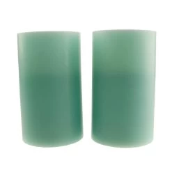 Dunelm Set Of 2 Seagrass Scented LED Candles -Decorative Discount Store 30690953 alt01