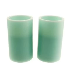 Dunelm Set Of 2 Seagrass Scented LED Candles -Decorative Discount Store 30690953 alt02