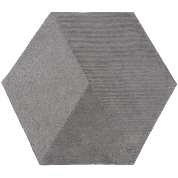Dunelm Rebel Wool Hexagon Rug 1 Dunelm Rebel Wool Hexagon Rug