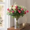 Dunelm Florals Forever Mia Rose Luxury Bouquet Pink 63cm