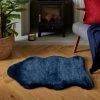 Dunelm Supersoft Single Pelt Faux Fur Rug