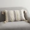 Dunelm Samara Striped Natural Cushion