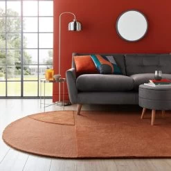 Dunelm Elements Shaped Wool Rug