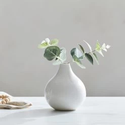 Dunelm Bud Vase 11cm Cream