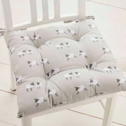 Dunelm Penny The Sheep Set Of 2 Seat Pads